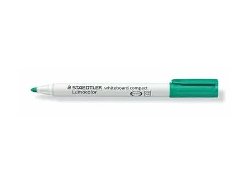 Picture of 3415 STAEDTLER WHITEBOARD MARKER DRY SAFE & ROUND TIP GREEN